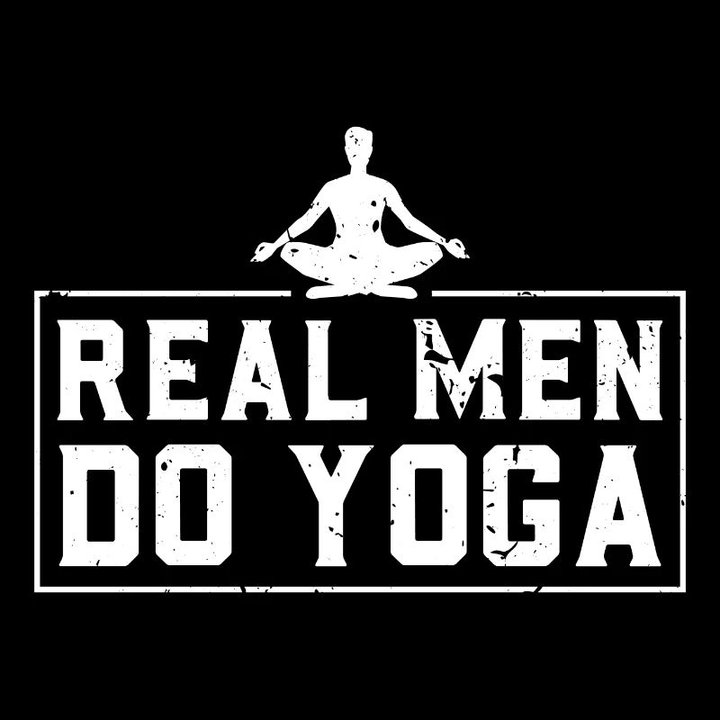 Real men do yoga