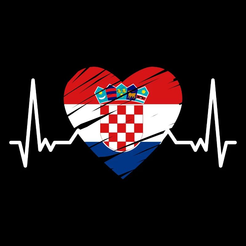 Drapeau de la Croatie Mer Adriatique Drapeau de Zagreb Croate