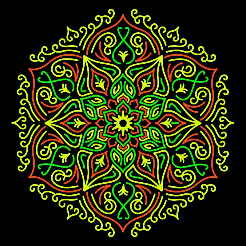 Fire Lotus Mandala