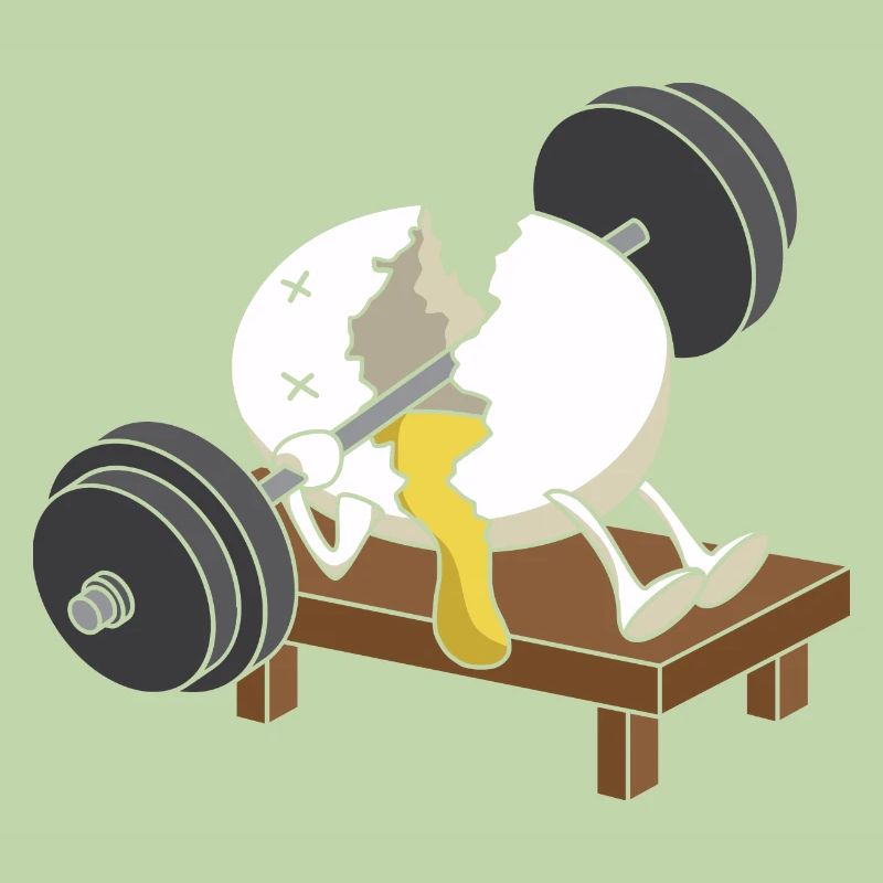 Zerquetschte Eier heben Workout