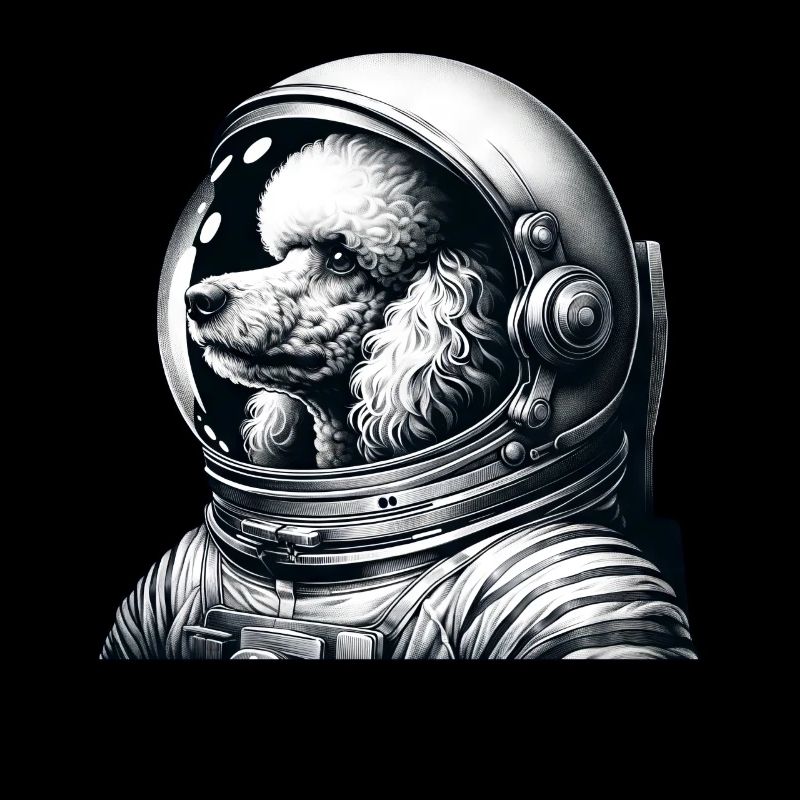 Poodle Astronaut Space Adventure