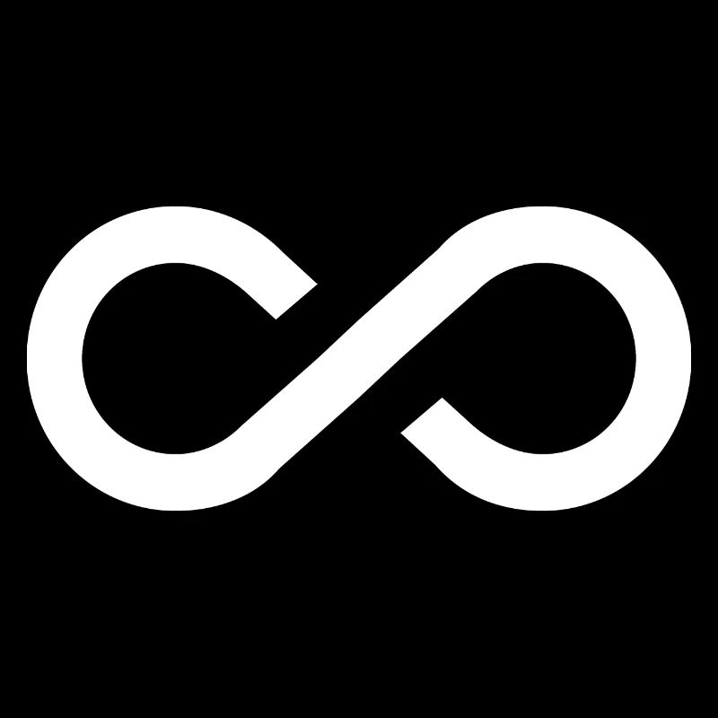 Unendlich | Symbol | Weiß | Geschenkidee