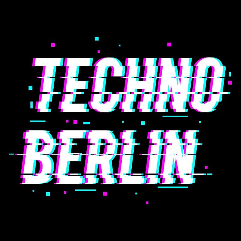 Techno Rave Berlin Party Geschenk