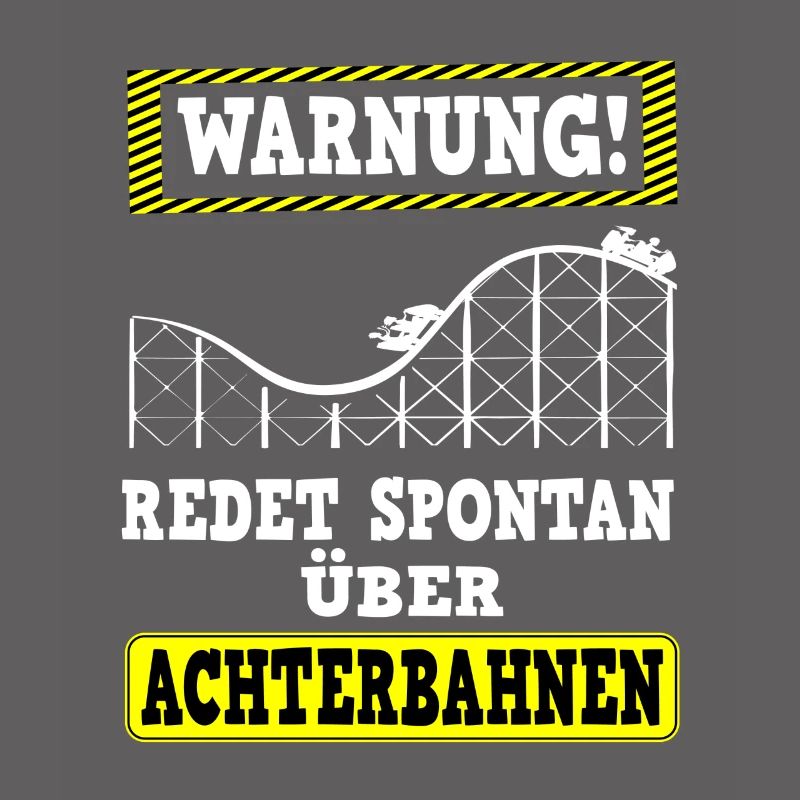 Speaks spontaneously about roller coasters roller coaster fun fair