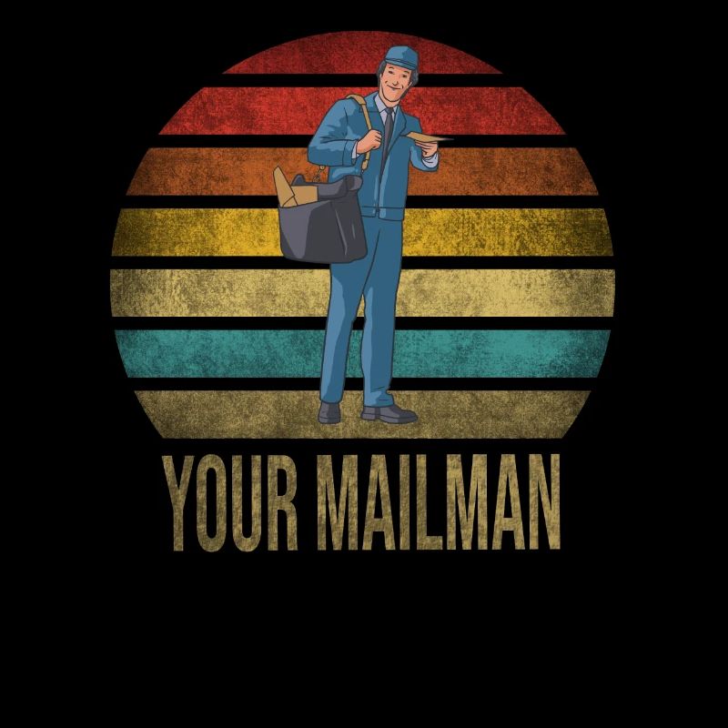 Courrier de livraison Mailman Vous avez été servi