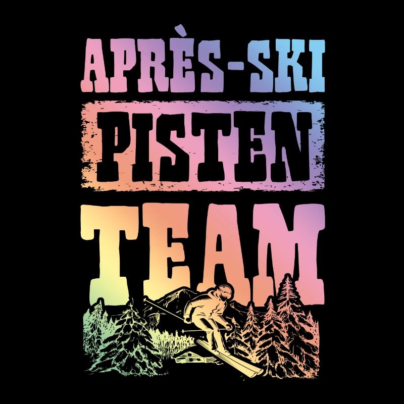 Équipe des pistes de ski Apres