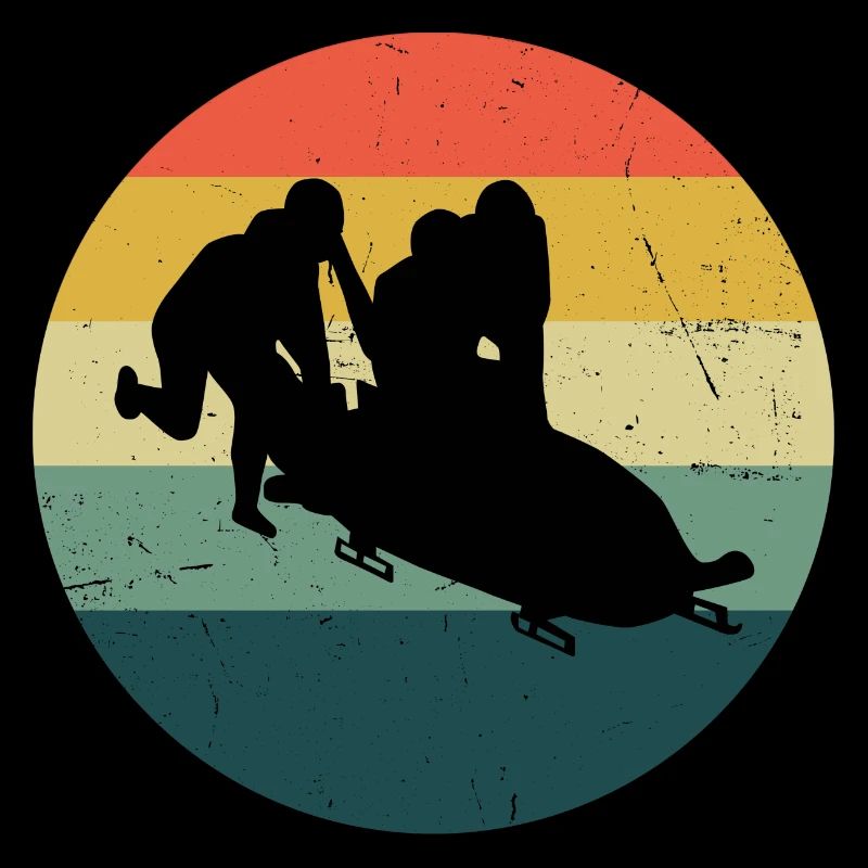 Course de bobsleigh hommes Bob Bob féminin Bob à deux