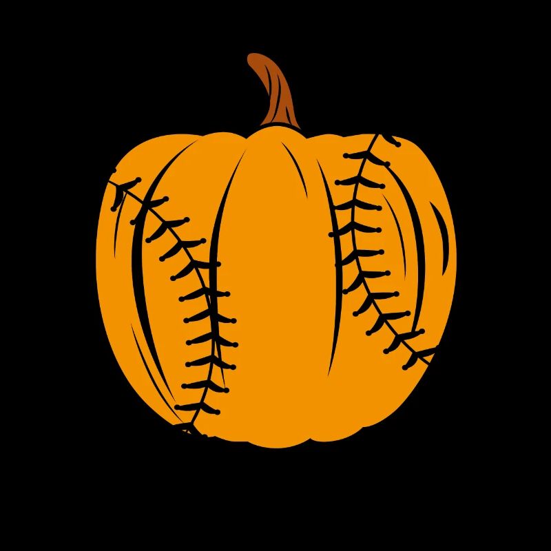Citrouille de baseball d’Halloween
