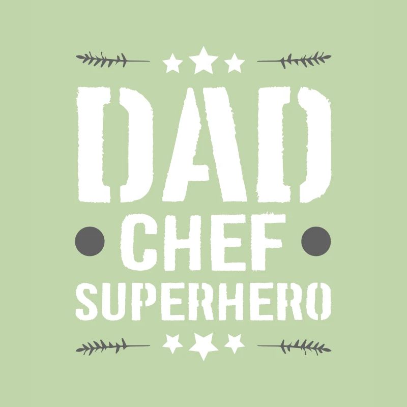 Dad Chef Superheld Papa