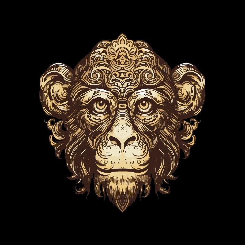 Monkey Portrait