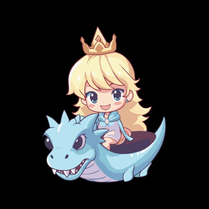 Prinzessin Drache Niedlich