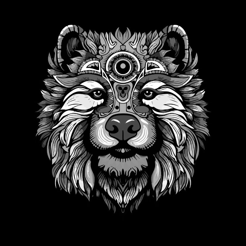 Chow Chow Dog Dog Head