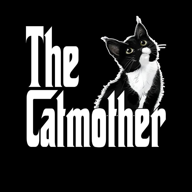 Katze Mutter La Catmother Chat Crazy Maman Maman