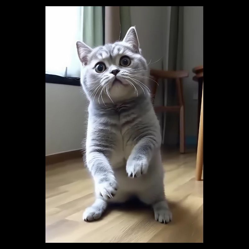 Drôle de chat mignon