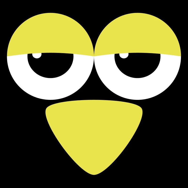 Eyes with beak