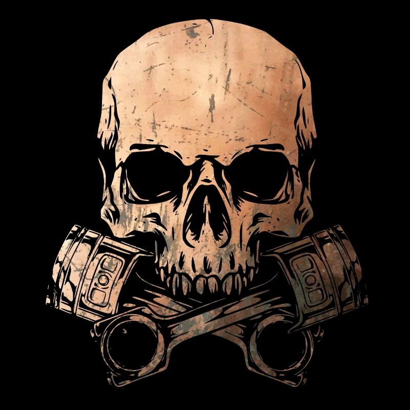 Piston Skull - Schrauber - Mechaniker - Kupfer
