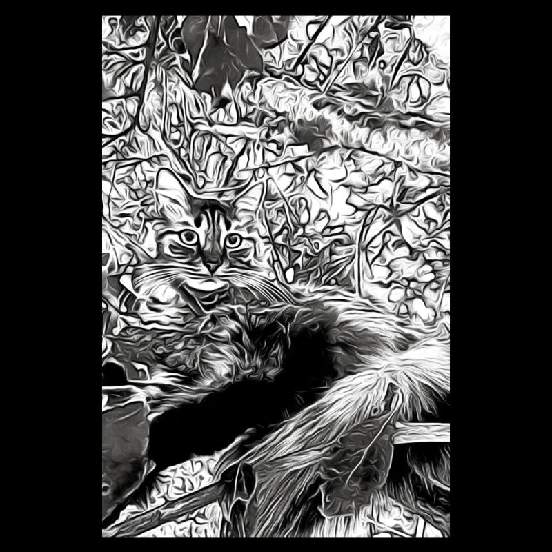 chat dans l arbre