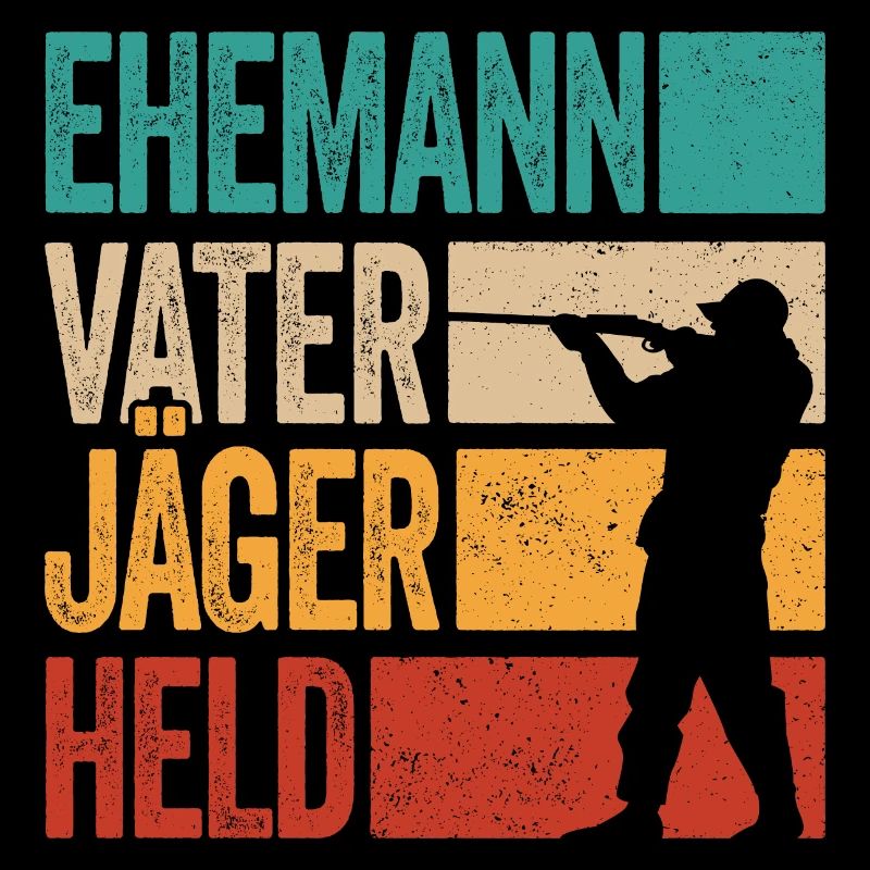 Ehemann Vater Jäger Held Rotwild Jagd Jagen Lustig