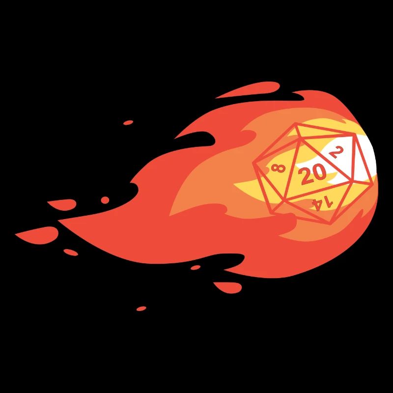 Fireball cube 20 côtés