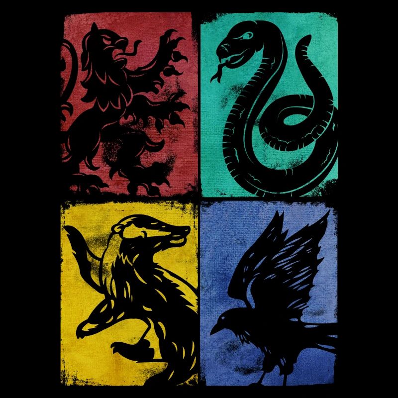 Harry Potter Houses Collage
