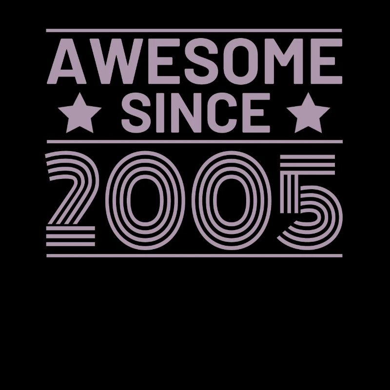 Geburtstag Awesome seit 2005