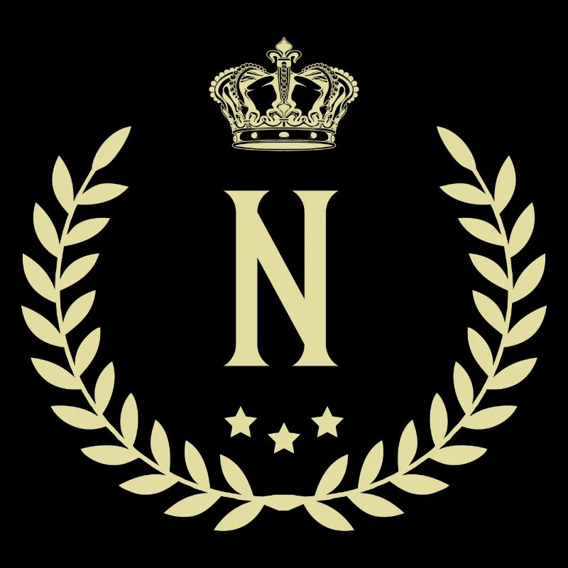 Couronne de lettres N