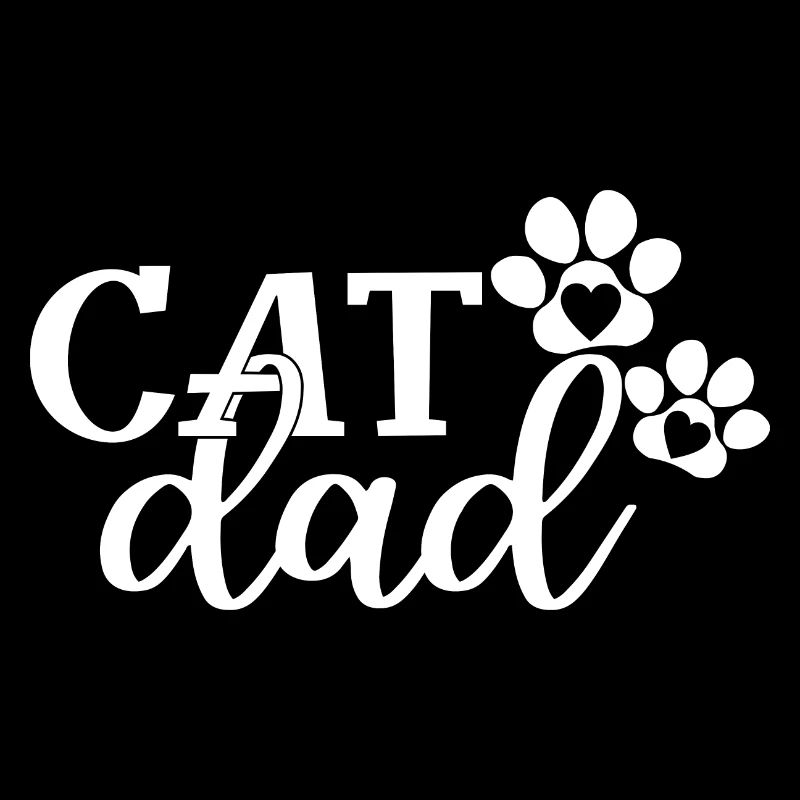 Cat Dad - Mignon Pattes Cat Lover Papa Propriétaire de Chat