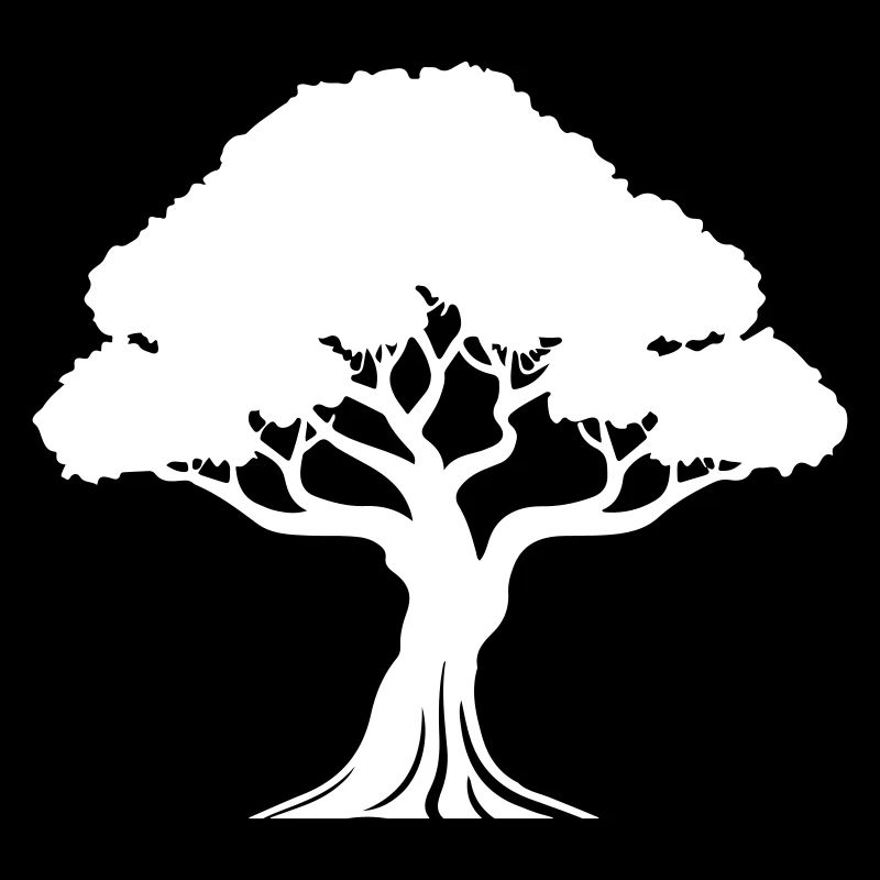 Baum Symbol Silhouette