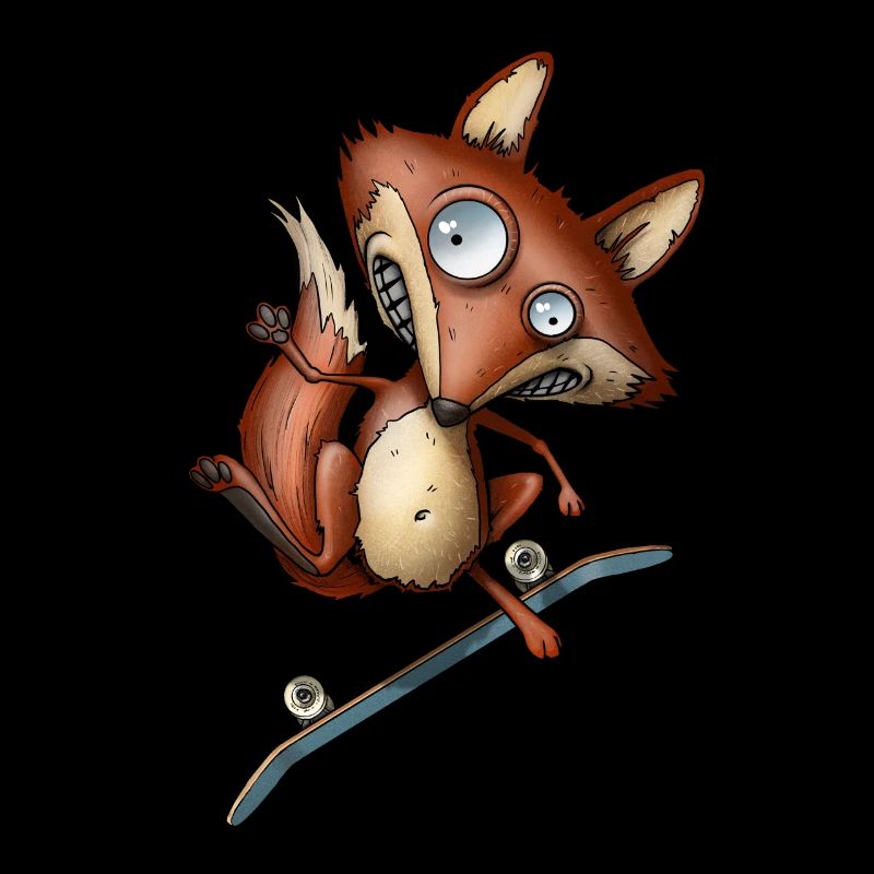 Skateboard Fuchs