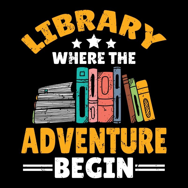 Bibliothek, in der das Abenteuer beginnt
