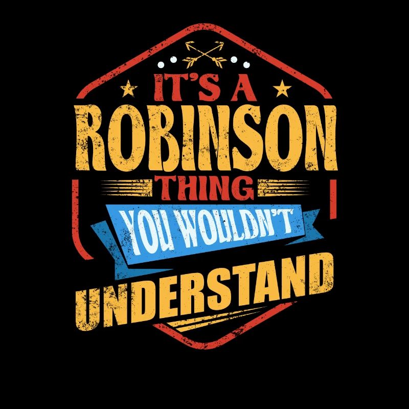 Es ist ein Robinson -Ding lustiger Nachname Humor