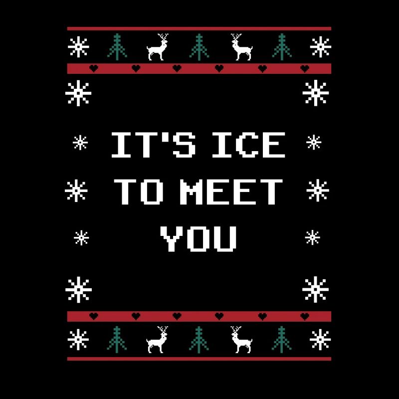 C’est de la crème glacée pour te rencontrer, papa de Noël W
