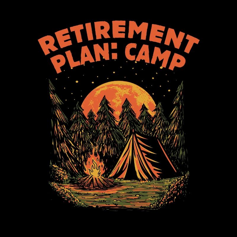 Pensionsplan Camp im Ruhestand Camping ältere Camp