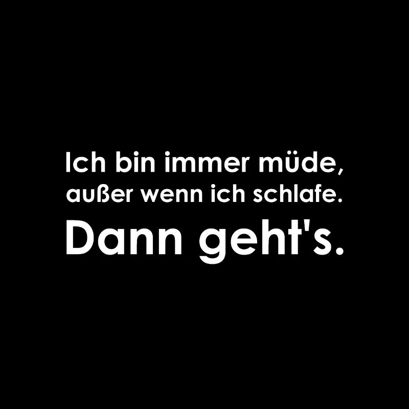 Müde Schlafen