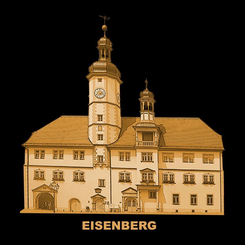 Eisenberg Town Hall Holzland Thuringia