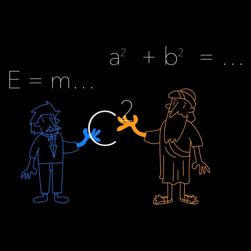 Professeur de mathématiques Phytagoras Gift