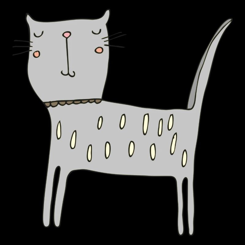 Gris chat