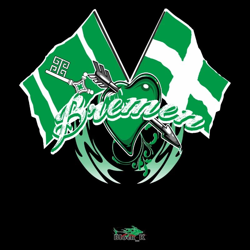 Brême - montrer le drapeau