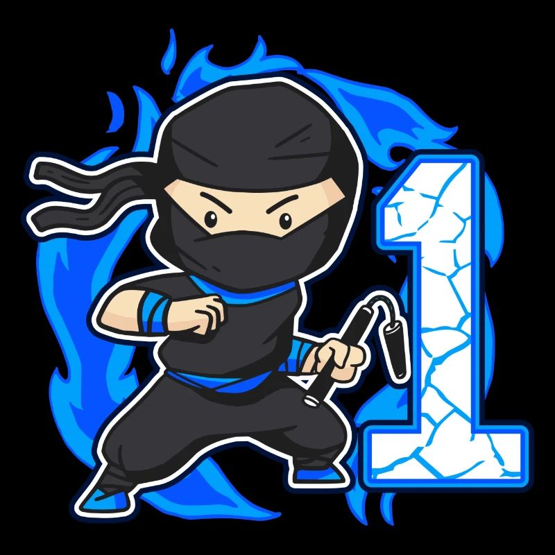 Ninja 1er anniversaire Garçon 1 an Ninjas