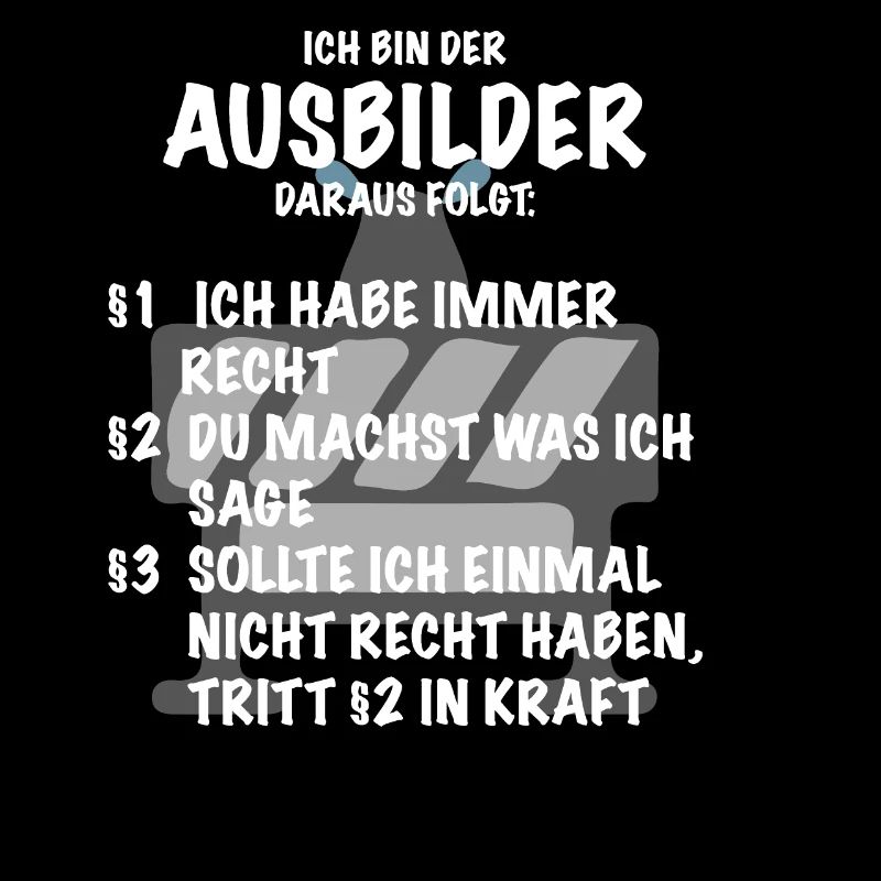 Ausbilder Spruch Geschenk Bauarbeiter Straßenbau