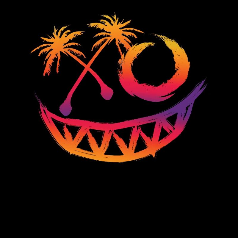 Techno Tropical Music Rave Face Sommerfest