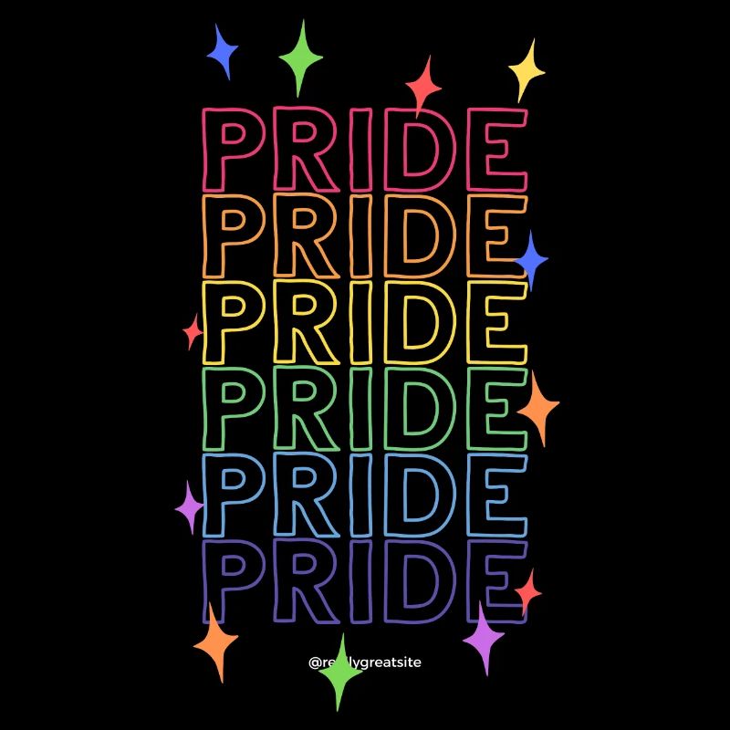 Fierté Arc-en-ciel Mois de la fierté dynamique LGBT Instagram