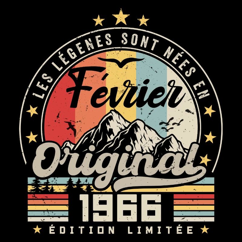 Février 1966 Cadeau 58e Anniversaire Février 1966