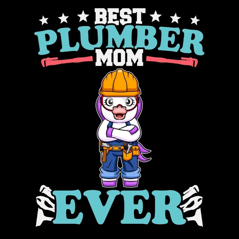 Best Plumber Mom Ever Plumbing Technician Crafts