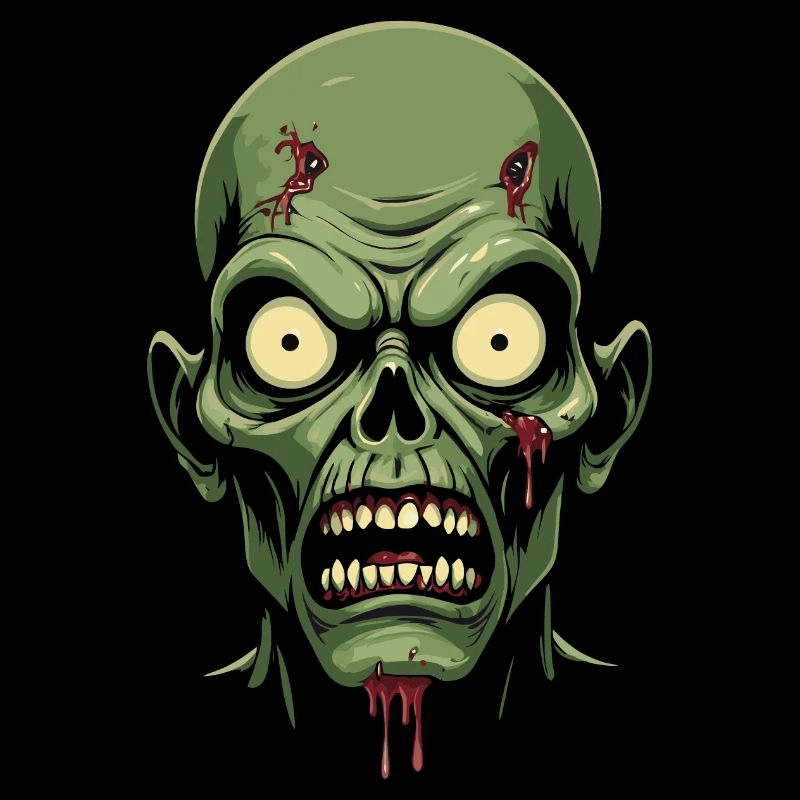 Zombie Comic Illustration