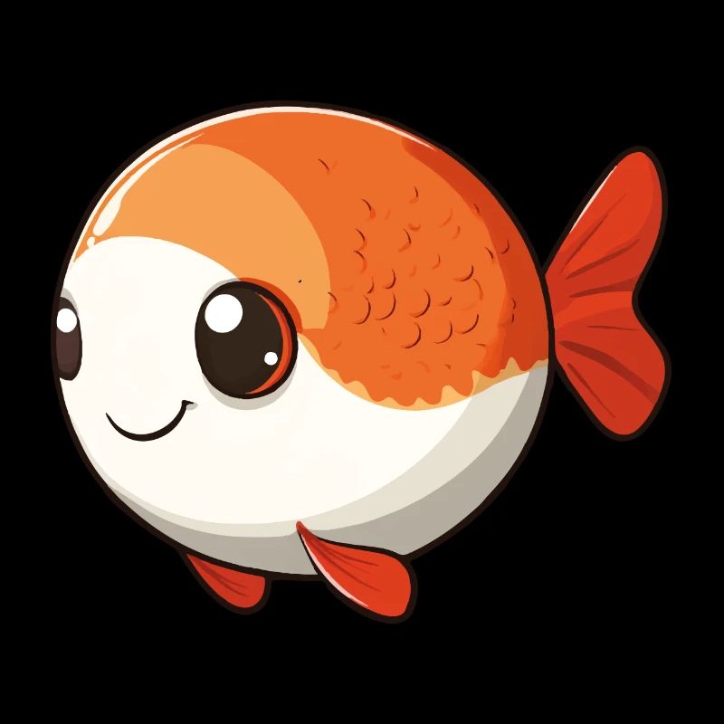 Poisson rouge Ranchu