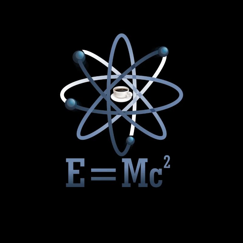 E = MC2 - Élément d'atome de café