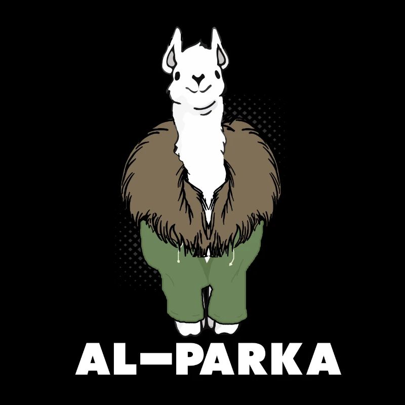 Funny Lama Alpaca Comic Animal Trend - Gift