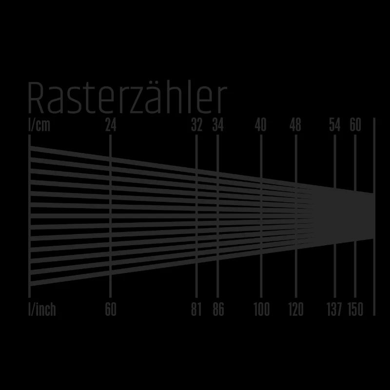 Raster counter for printing and design