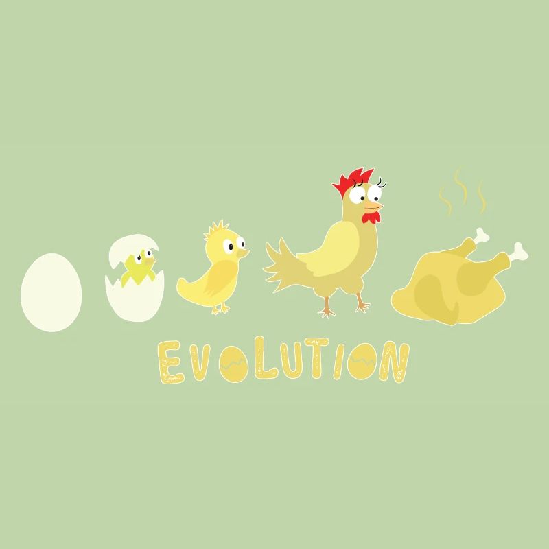 Evolution Egg Chicken Roast Chicken BBQ Barbecue